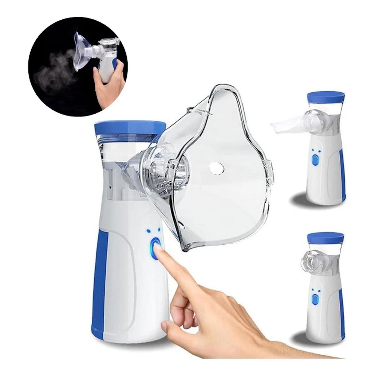 GENERICO - Nebulizador Portátil Inhalador Nasal Ultrasónica