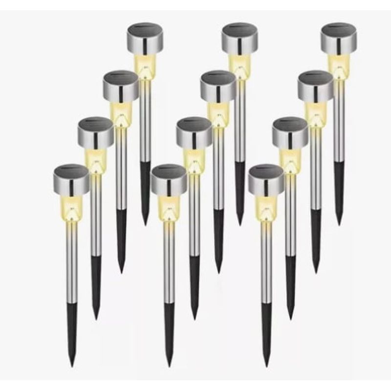 ATLAS - Pack X12 Estacas Solares De Camino Para Jardín