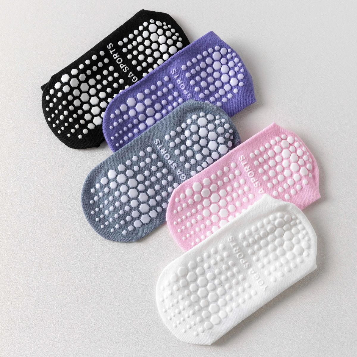 GENERICO - Calcetines Antideslizantes Para Yoga Pilates Set 5 Pares