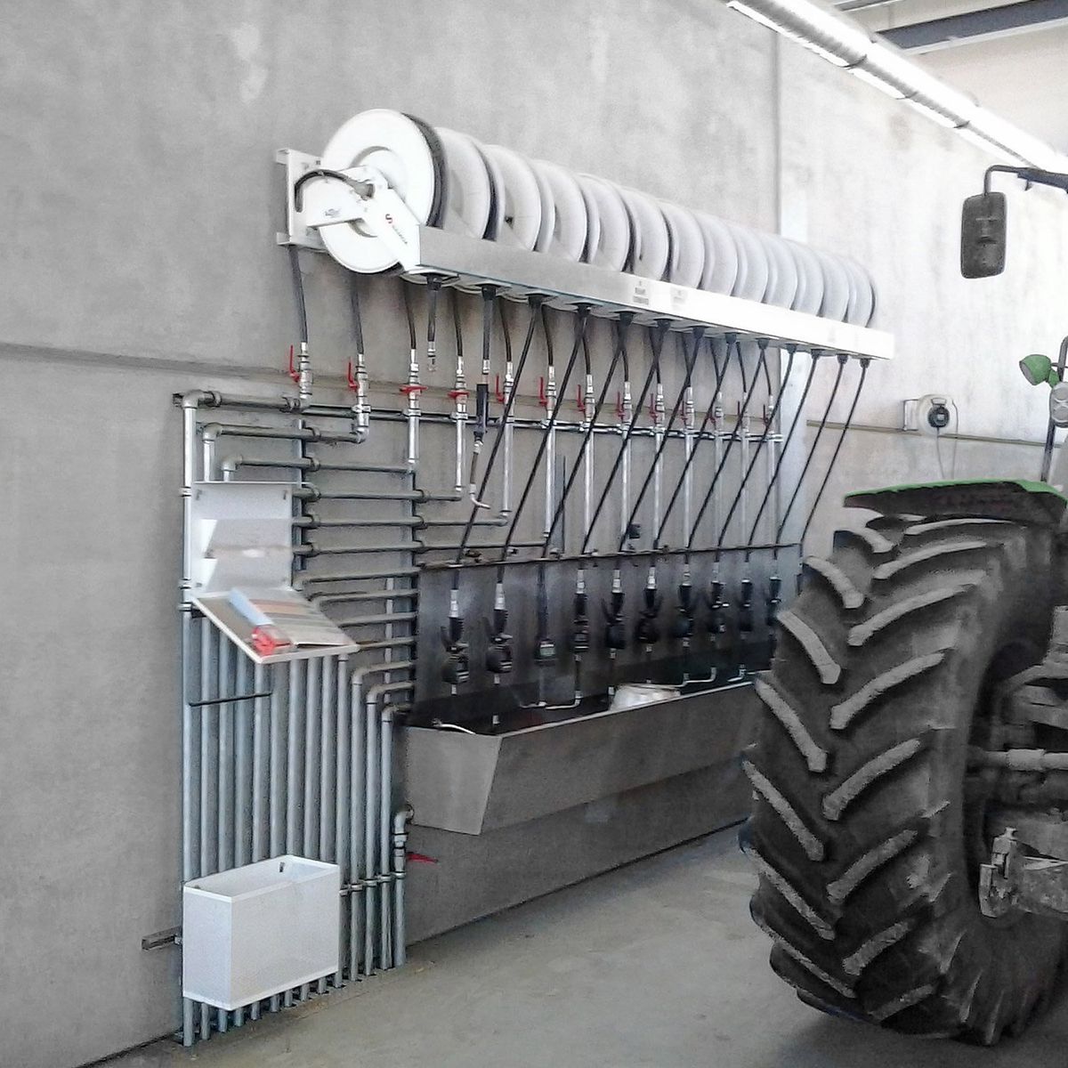 SAMOA - ENROLLADOR MANGUERA 1/4" ABIERTO 10M GRASA SAMOA 501300