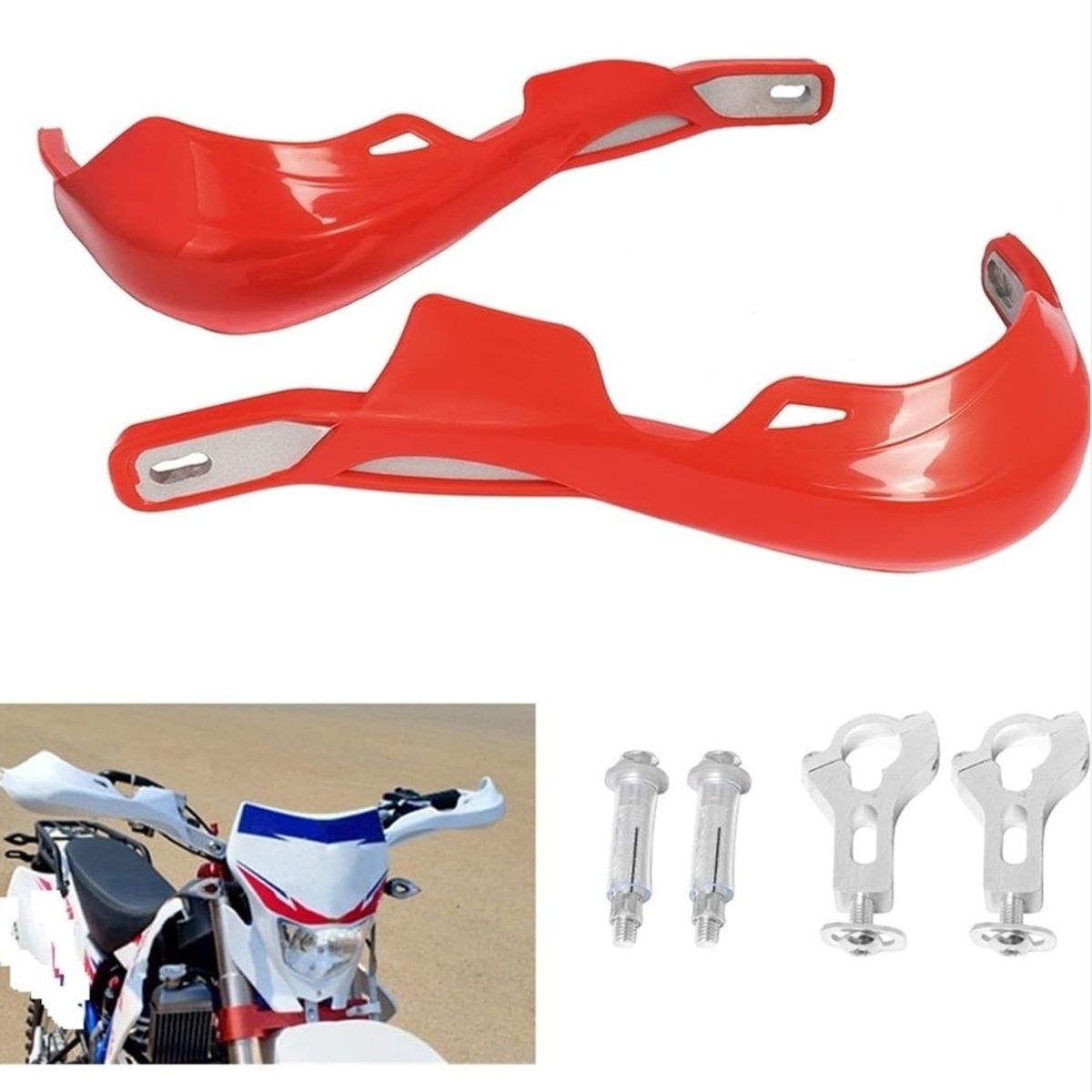 GENERICO - Cubre puños universal para motocross y vehículos todo terreno