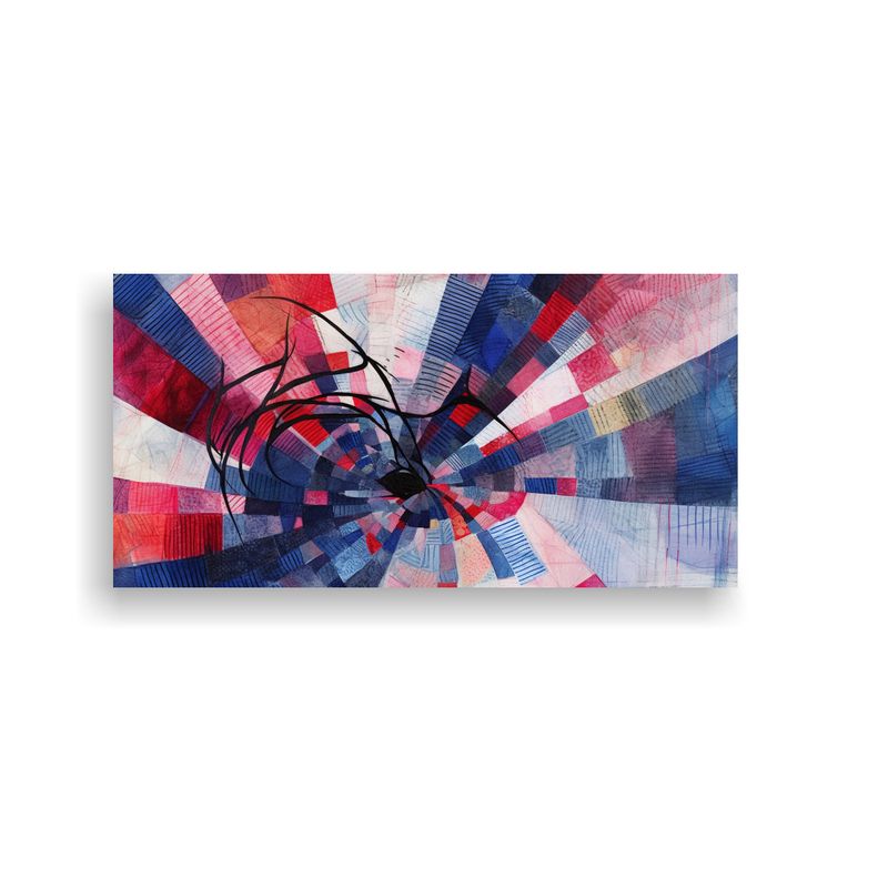 GENERICO - Lienzo Infantil Con SpiderMan Y La Luna Dibujados 100x50 Cm