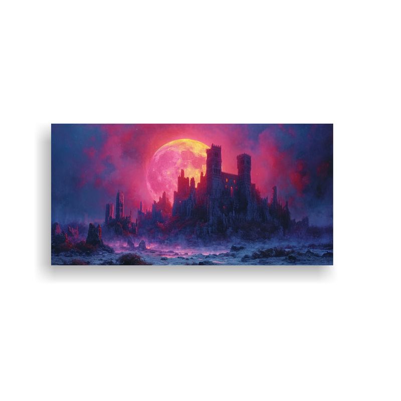 GENERICO - Pintura Lienzo Tela Estilo Apocalíptico Clásico 100x50 Cm