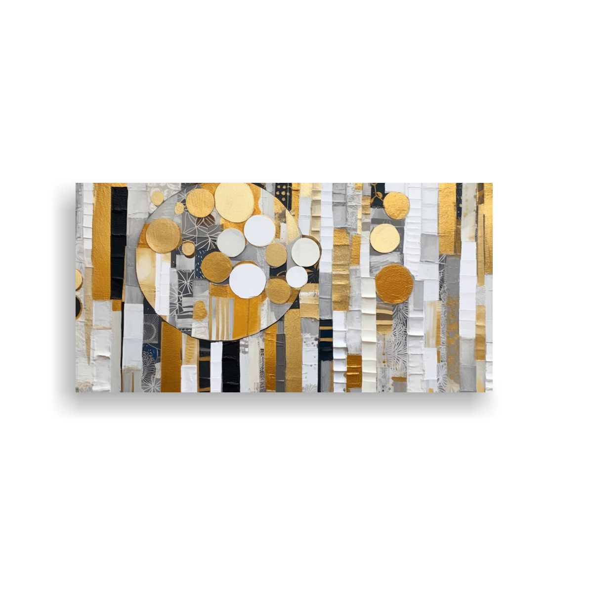 GENERICO - Cuadro Hermoso Unica Abstracto Contemporáneo En 80x40 Cm