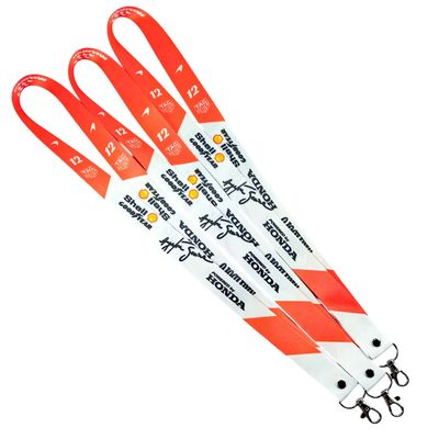 Imagen 2 del producto Colgante Llavero Lanyard F1 Mclaren Senna 1990 Blanco