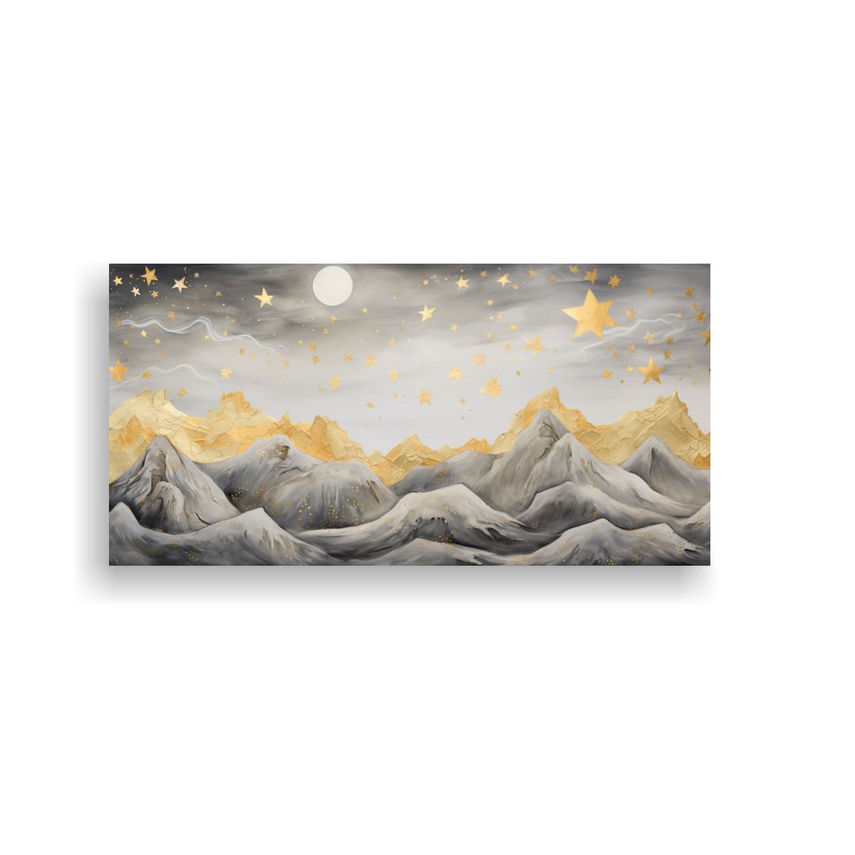 GENERICO - Paisaje De Montaña Con Estilo Elegante Para 60x30 Cm