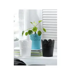GENERICO - SET verano de 3 porta maceteros metálicos