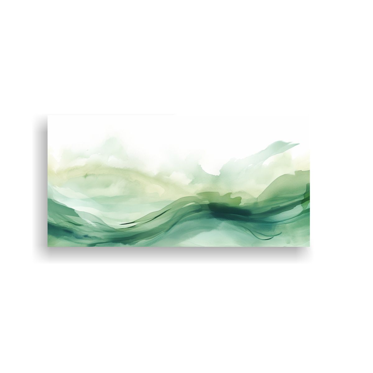 GENERICO - Pintura De Pared Patrón Acuarela Sereno Belleza 60x30 Cm