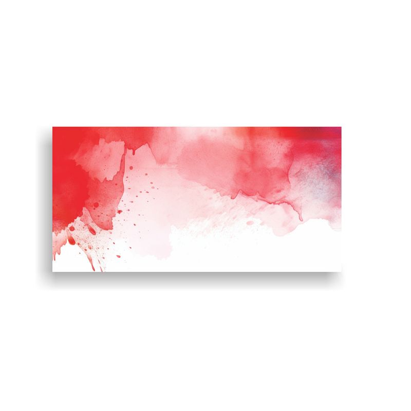 GENERICO - Pintura Abstracta Vintage En Acuarela Para 100x50 Cm