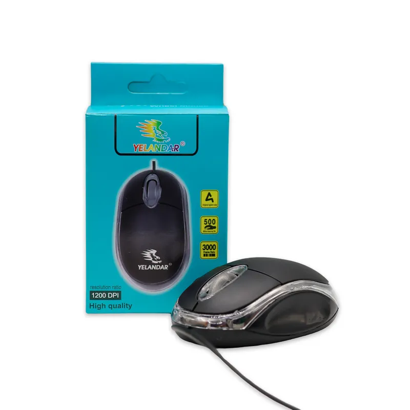 JTF - Mouse Óptico con Cable  1200 DPI