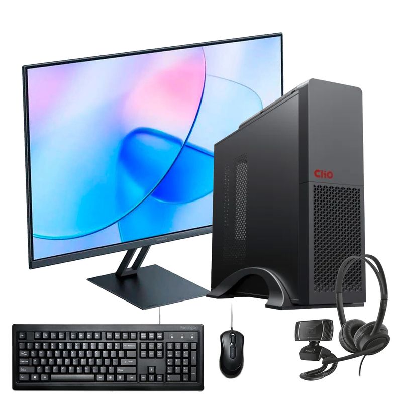 HYPERPC - PC mini + MONITOR 27 + Perif: INTEL CORE i5 14400 32gb DDR5 1Tb UHD 730 WiFi