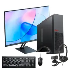 HYPERPC - PC mini + MONITOR 27 + Perif: INTEL CORE i5 14400 32Gb DDR5 1Tb UHD 730 WiFi