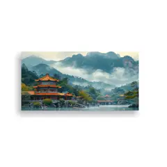 GENERICO - Foto Color Lienzo Vanguardia Majestuoso Monte 100x50 Cm