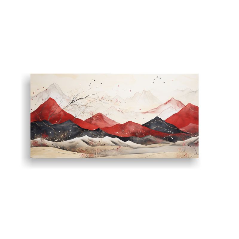 GENERICO - Paisaje Montañoso Elegante Para Decoración De 80x40 Cm