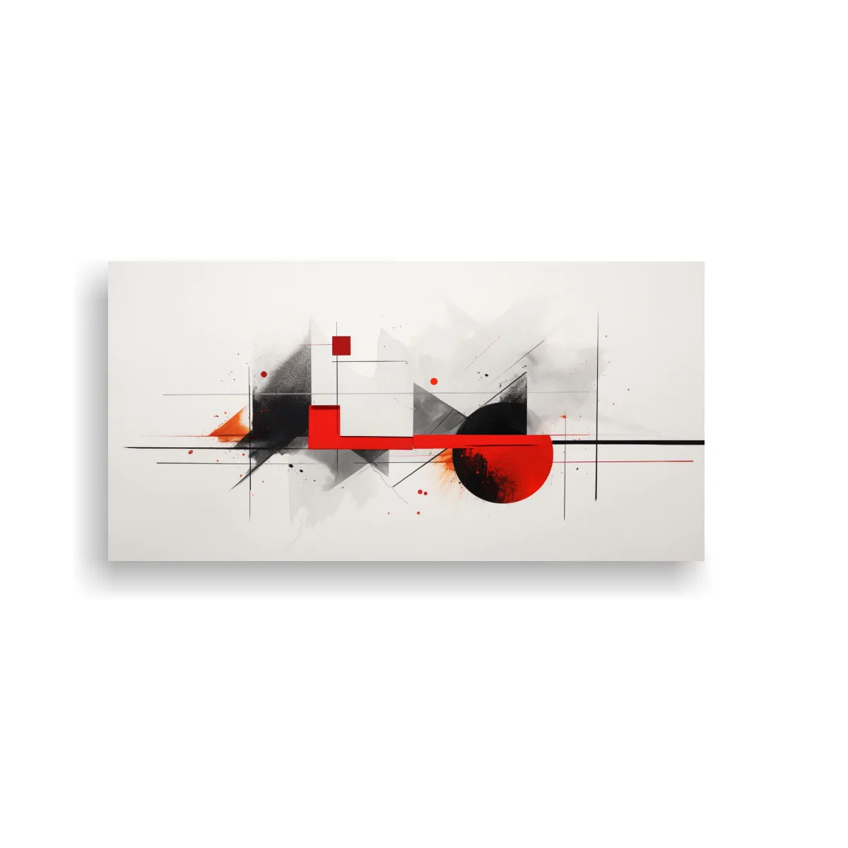 GENERICO - Cuadro Conceptual Minimalista Abstracto Con 80x40 Cm