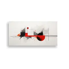 GENERICO - Cuadro Conceptual Minimalista Abstracto Con 80x40 Cm