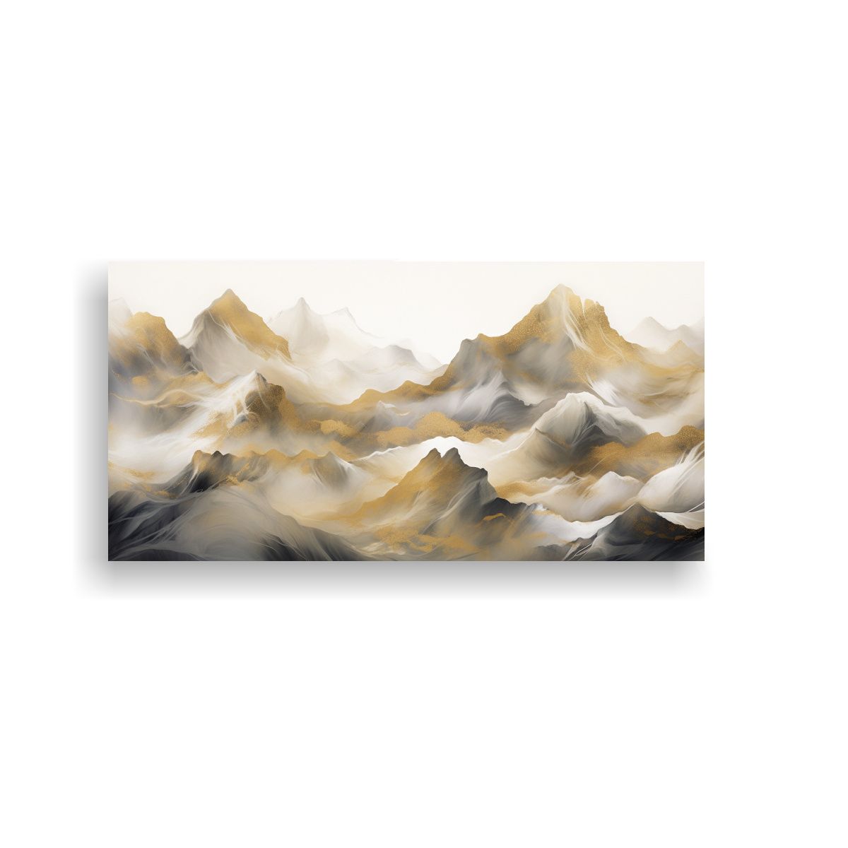 GENERICO - Paisaje De Montaña Abstracto Y Exclusivo Para 80x40 Cm