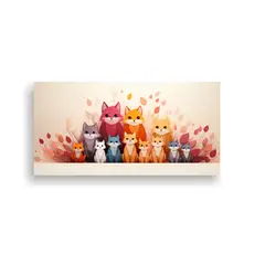 GENERICO - Cuadros Decorativos De Lienzo Vintage Con Más 80x40 Cm