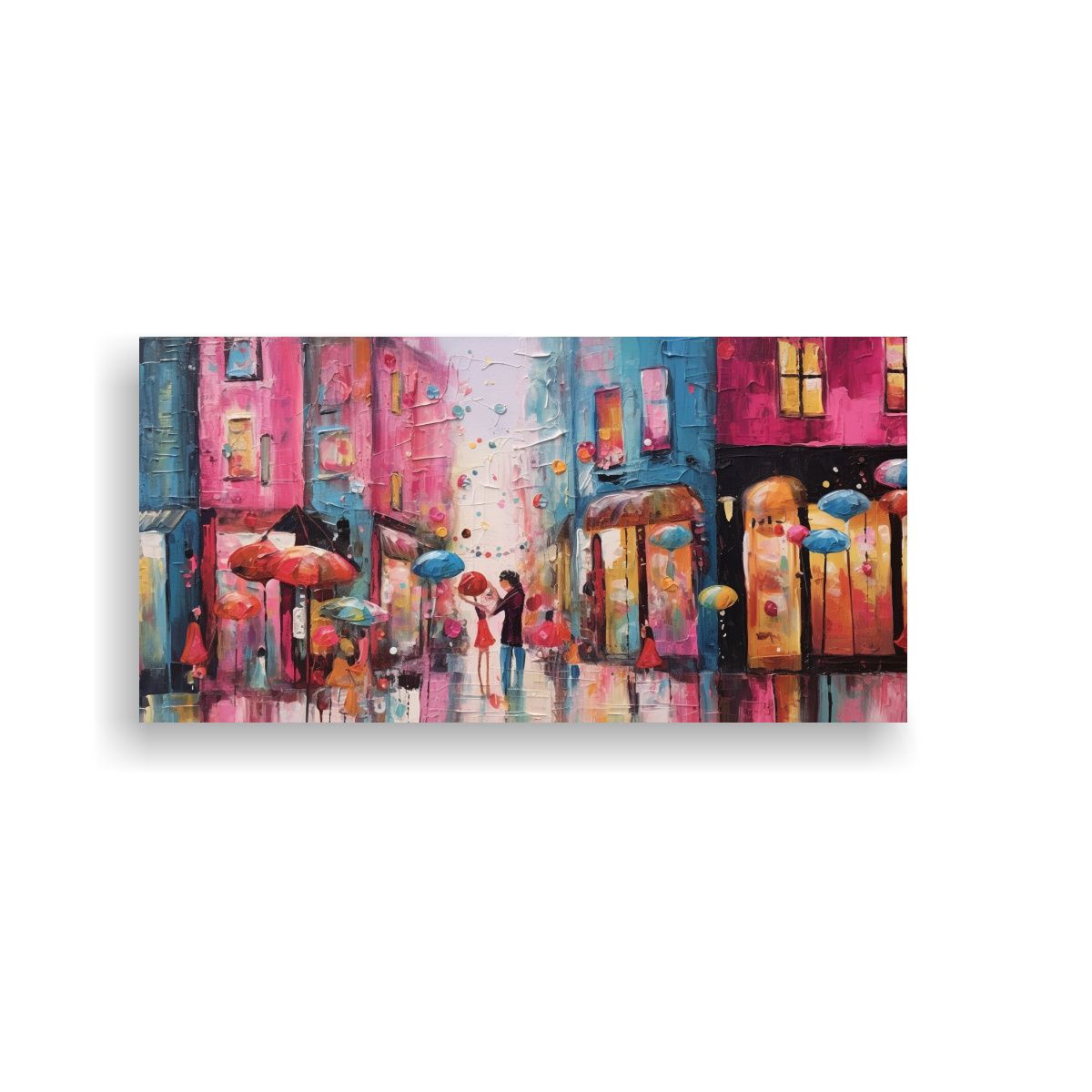 GENERICO - Pintura Artística Y Abstracta De Un Acogedor 60x30 Cm