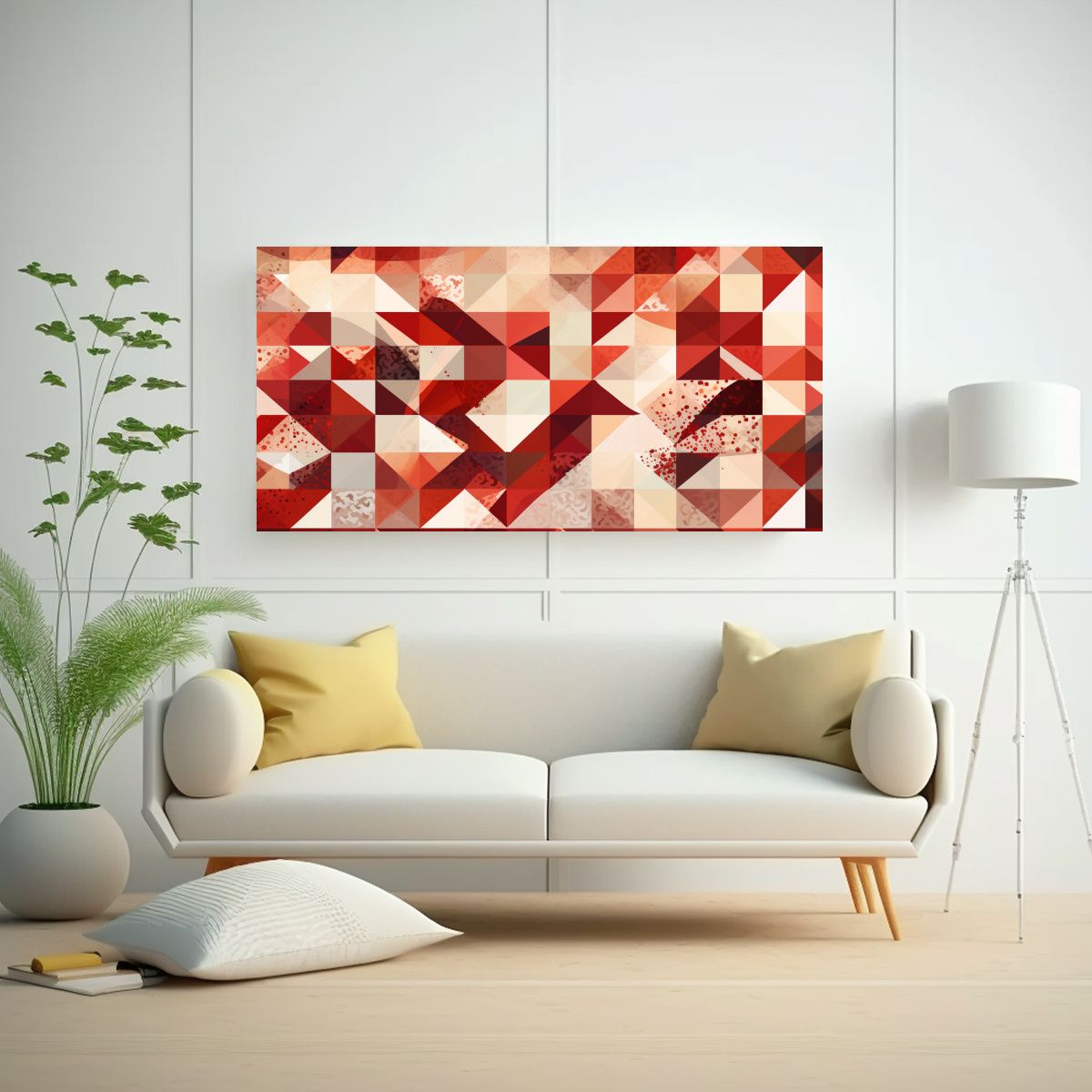 GENERICO - Pintura Decorativa En Lienzo Multicolor Con 80x40 Cm