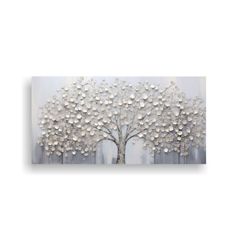 GENERICO - Cuadro Decorativo Arte Conceptual Textura árbol 100x50 Cm