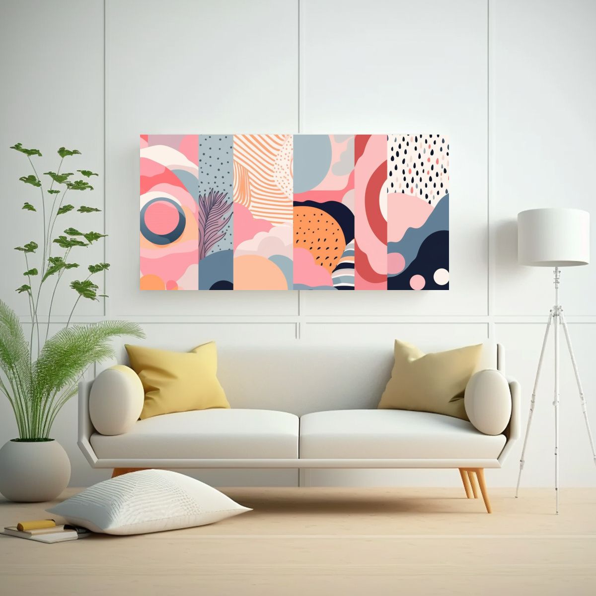 GENERICO - Cubiertas Creativas De Diseño Moderno Y Pinturas 100x50 Cm