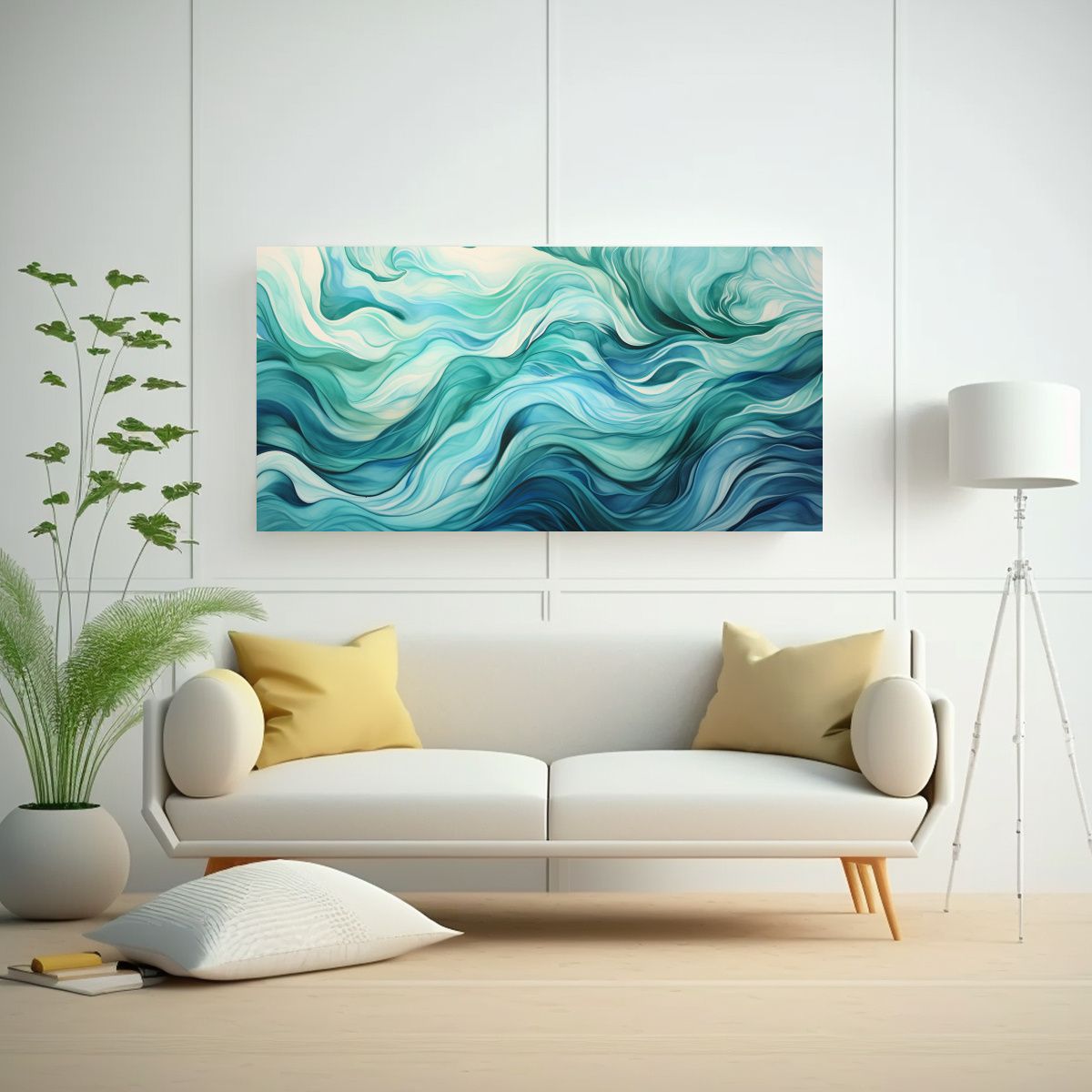GENERICO - Pinturas Decorativas Inspiradas En Patrones 80x40 Cm