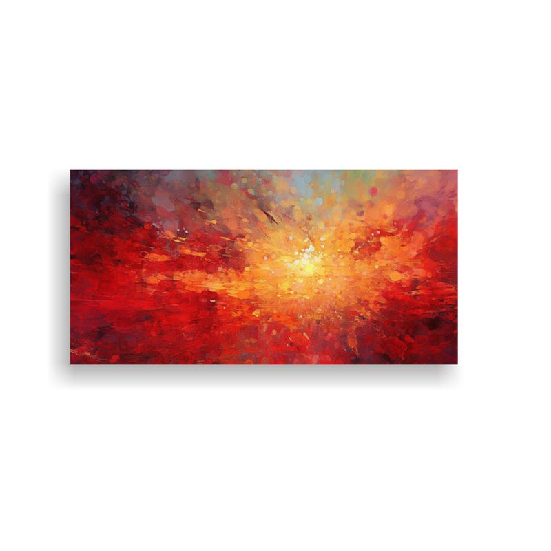 GENERICO - Pinturas De Decoración En Canva Intenso Rojo 100x50 Cm