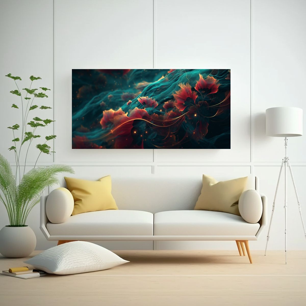 GENERICO - Pintura Decorativa De Arte Ilustrativo Alegre En 80x40 Cm