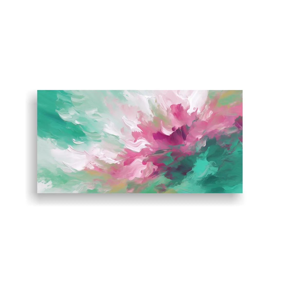 GENERICO - Pinturas Decorativas Abstractas Hermosas En Rosa 60x30 Cm