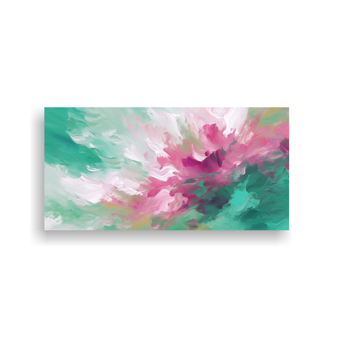 GENERICO - Pinturas Decorativas Abstractas Hermosas En Rosa 80x40 Cm