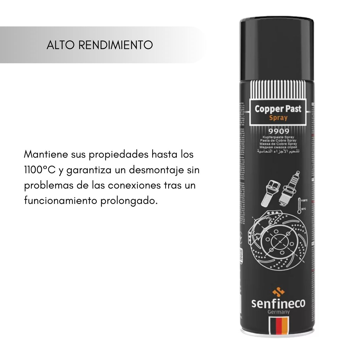 GENERICO - Pasta De Cobre En Spray 400 Ml Senfineco x2