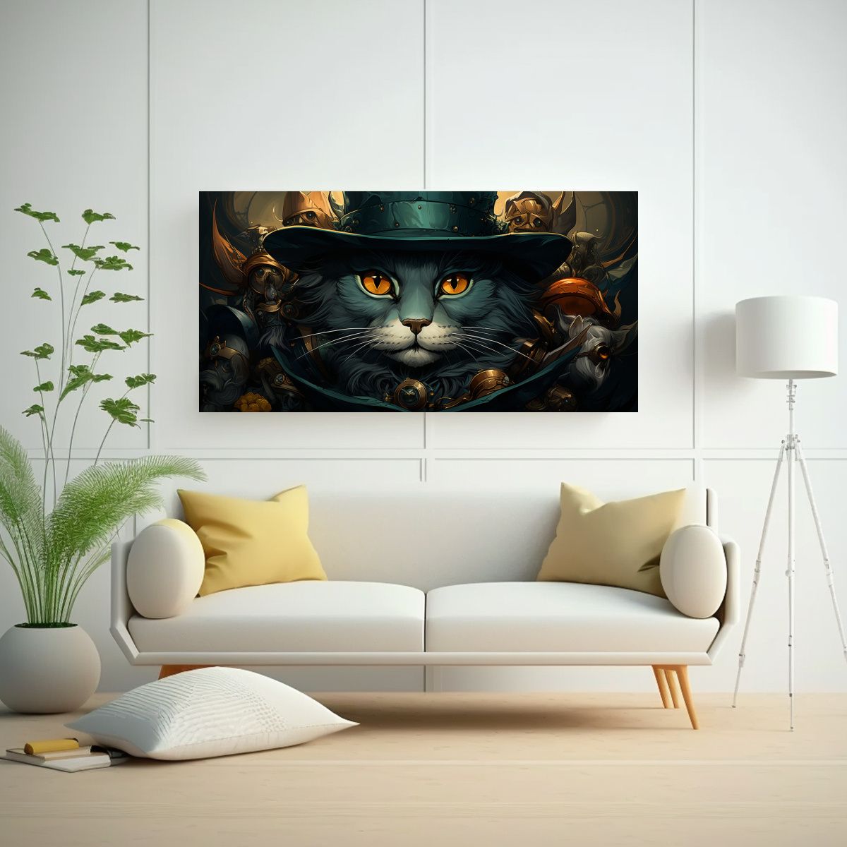 GENERICO - Pinturas Decorativas De Arte Moderno Simetría En 100x50 Cm