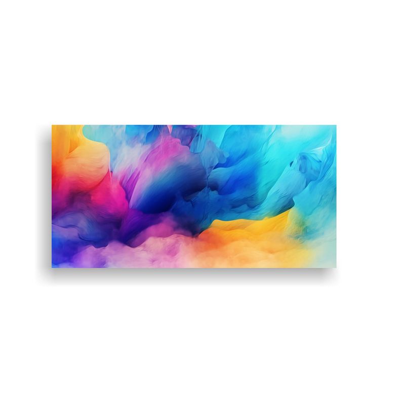 GENERICO - Fondo Acuarela Abstracta Con Salpicaduras De Agua 100x50 Cm