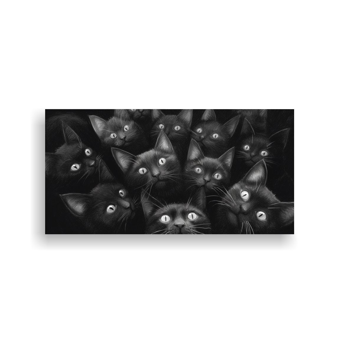 GENERICO - Fotografía Macro Altamente Definida De La Noche 100x50 Cm