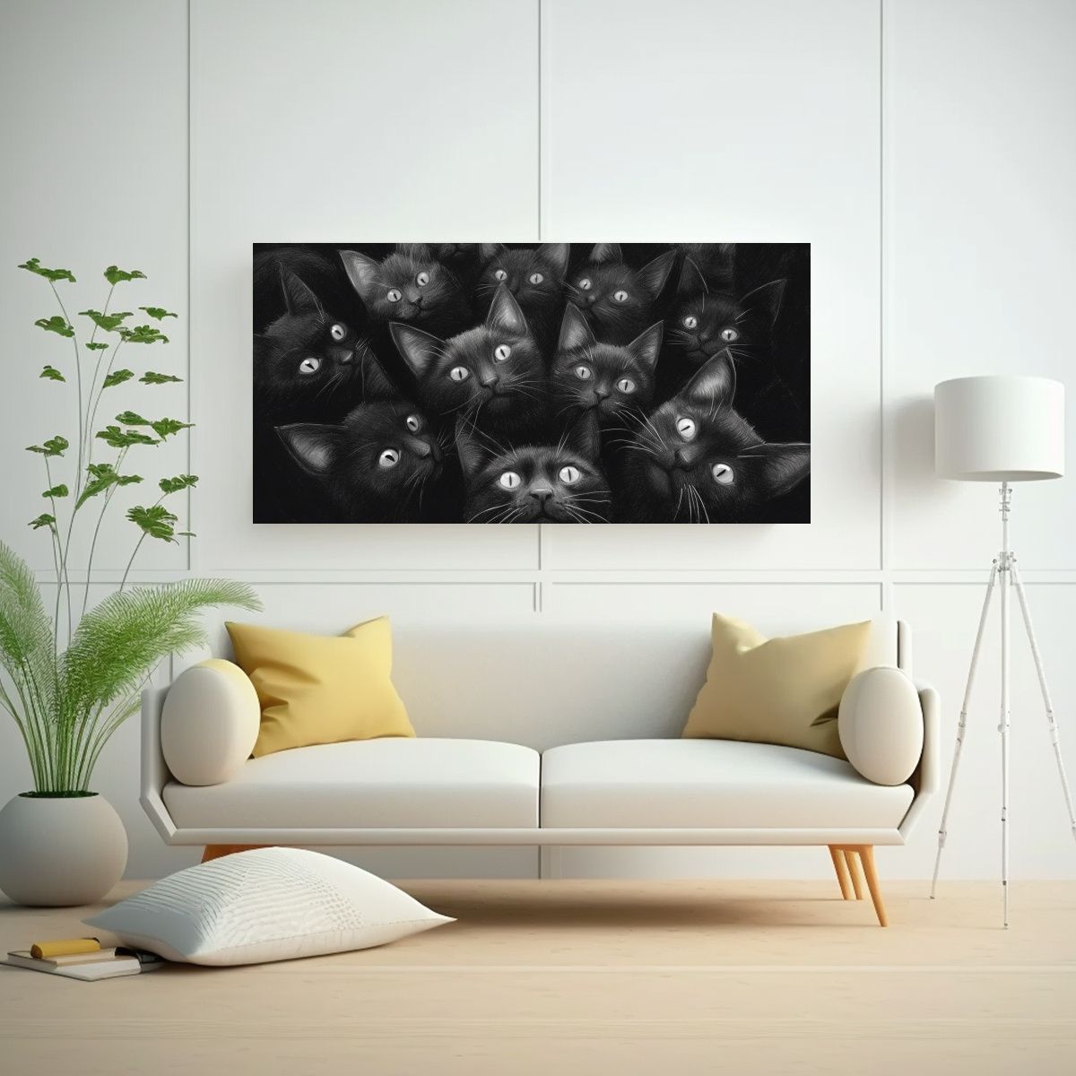 GENERICO - Fotografía Macro Altamente Definida De La Noche 100x50 Cm