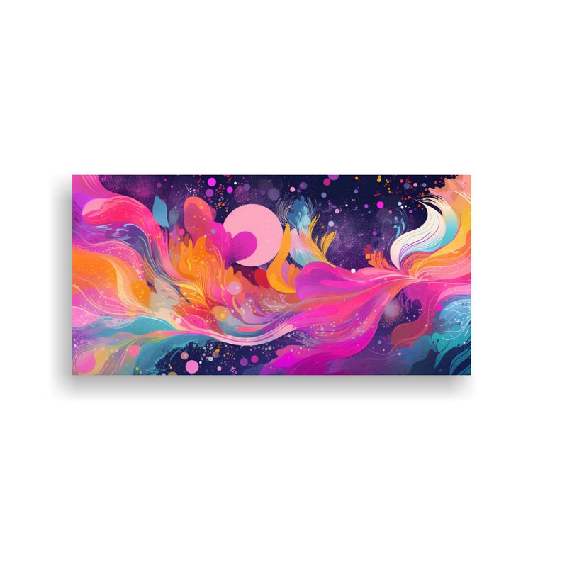 GENERICO - Pinturas De Decoración Moderna Con Líneas Finas 100x50 Cm