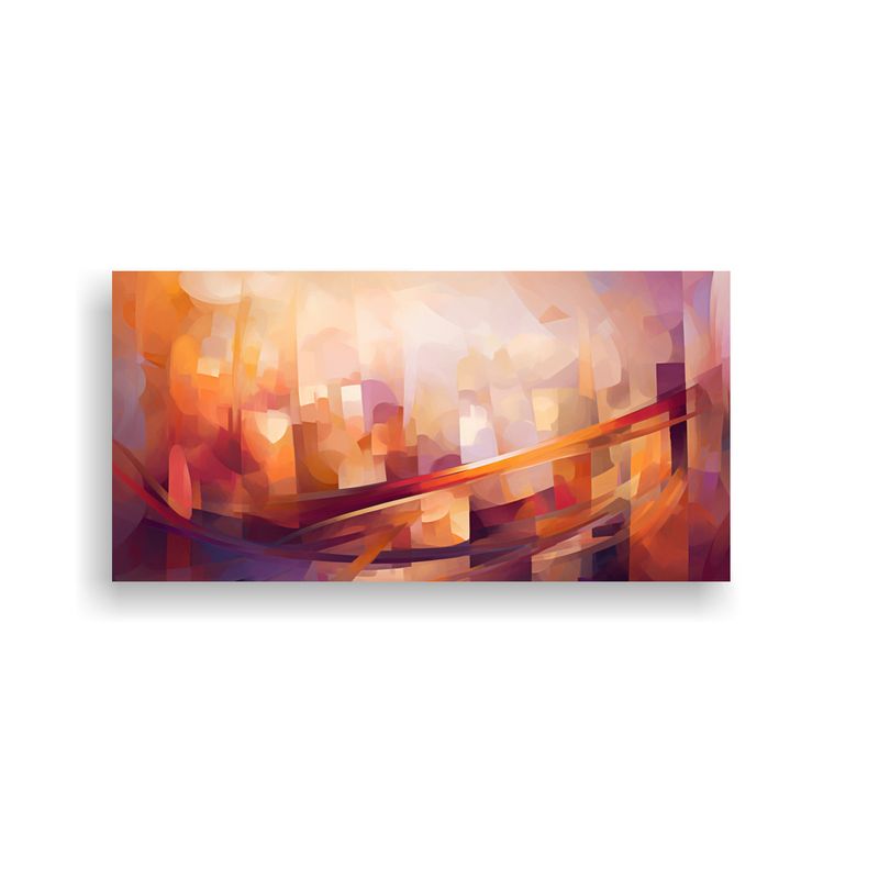 GENERICO - Pinturas Decorativas En Estilo Paisaje Abstracto 60x30 Cm