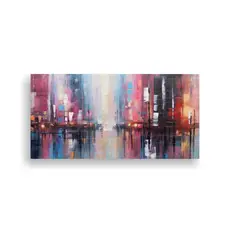 GENERICO - Cuadroes Minimalistas En Lienzo Por Eric Douglas 80x40 Cm