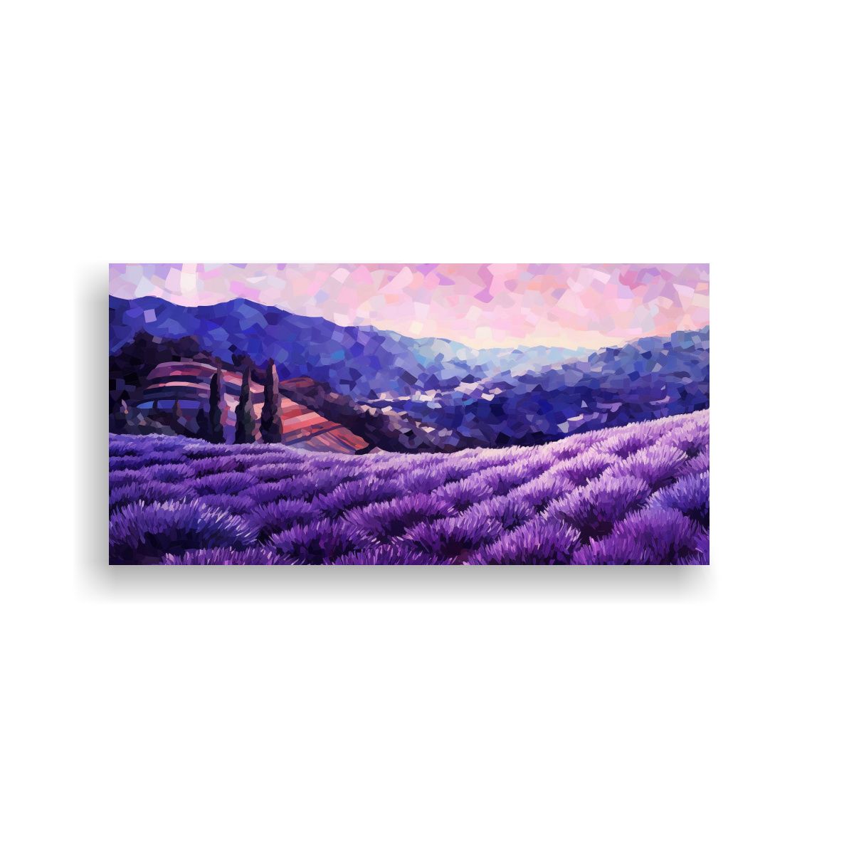 GENERICO - Cuadro Abstracto Inspirado En África Y En La 100x50 Cm