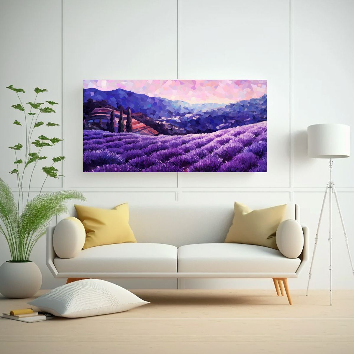 GENERICO - Cuadro Abstracto Inspirado En África Y En La 100x50 Cm