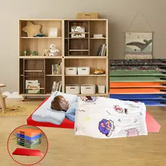SUPERCENTER - Colchoneta Deportiva Lona Oxford 100x50x5cm Pilates Yoga Rojo