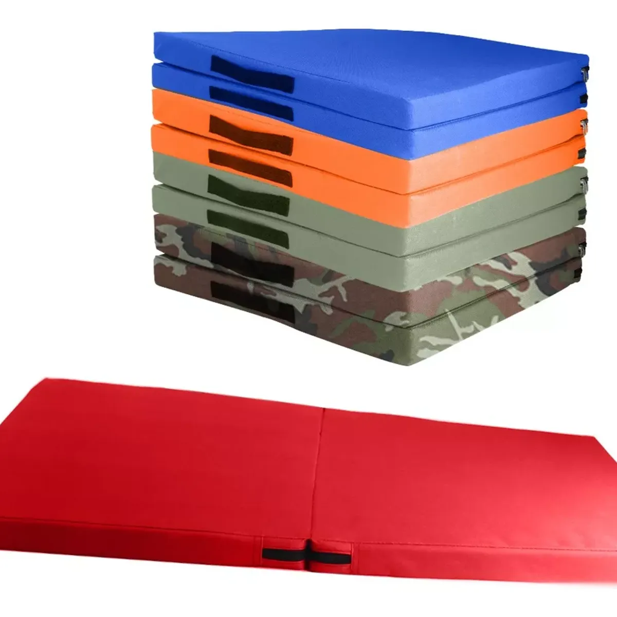 SUPERCENTER - Colchoneta Deportiva Lona Oxford 100x50x5cm Pilates Yoga Rojo