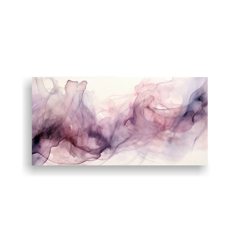 GENERICO - Pinturas De Decoración En Textura Acuarela Gris 80x40 Cm