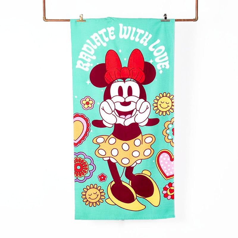 MASHINI - Toalla Microfibra Playa + Bolso Regalo Minnie Flores