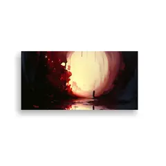 GENERICO - Cuadro Fotografía Abstracta Para Decorar Tu 80x40 Cm