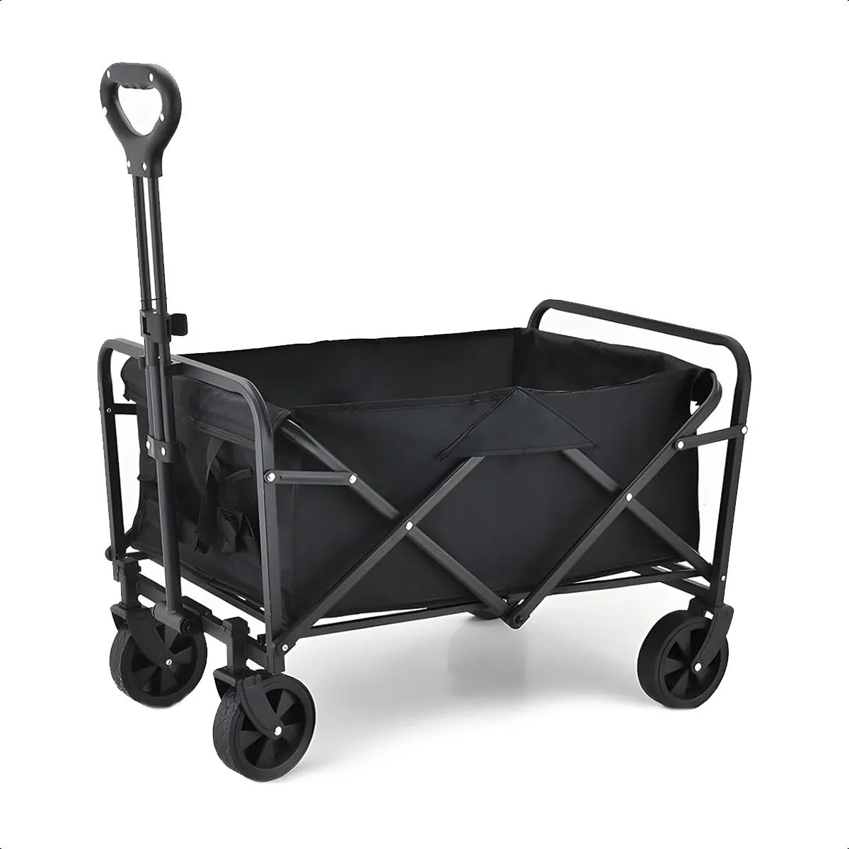 SUPERCENTER - Carrito Para Compras Plegable Ideal Para El Camping Pro Max Color Negro