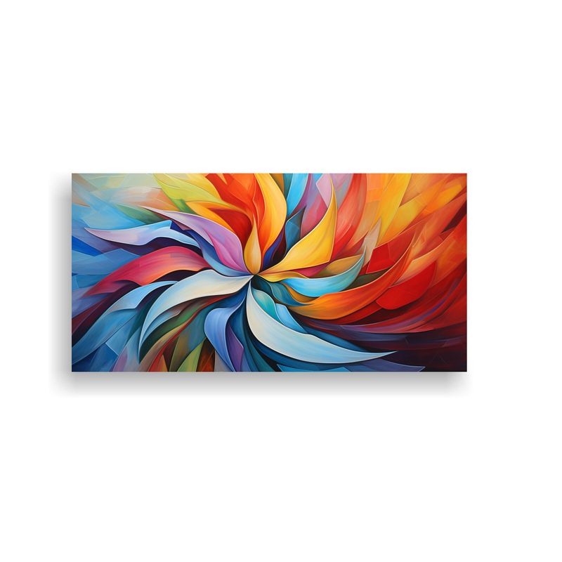 GENERICO - Cuadros De Decoración Innovadora Con Abstractos 60x30 Cm