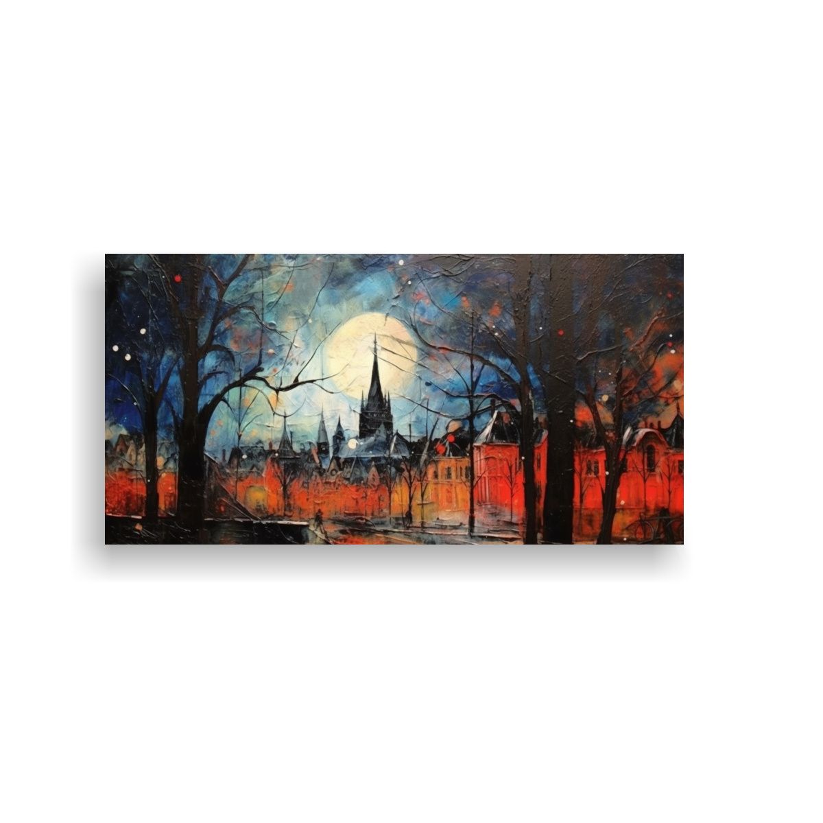 GENERICO - Paisaje Copenhagen Resistente Vanguardia Belleza 100x50 Cm