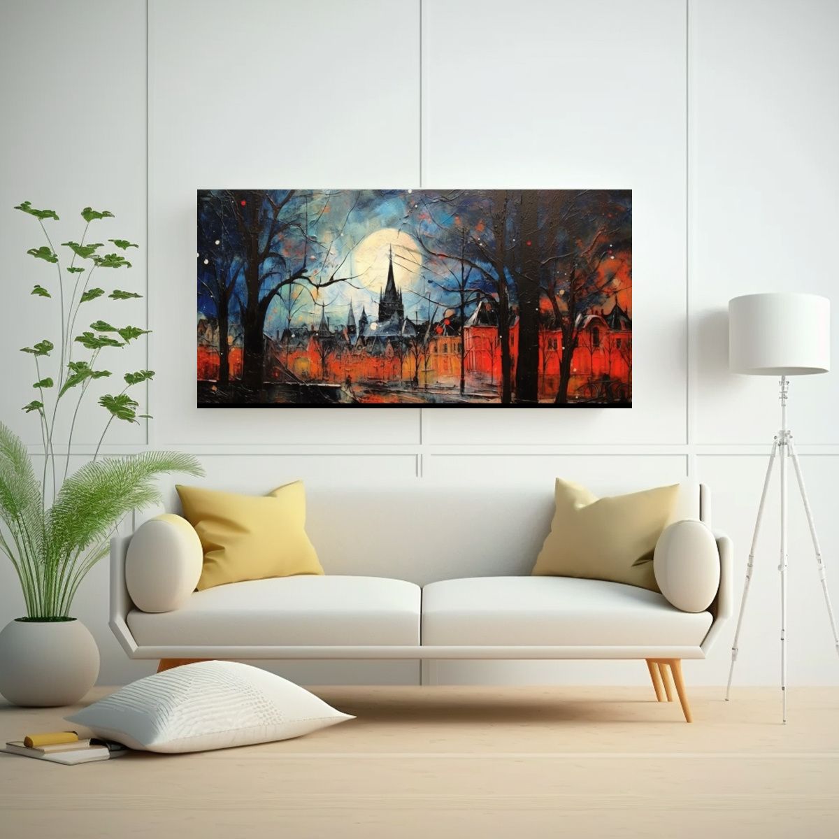 GENERICO - Paisaje Copenhagen Resistente Vanguardia Belleza 100x50 Cm